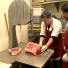 James Corden takes a shift at the kosher butcher