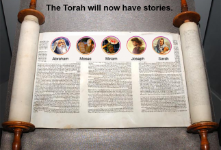 The Torah will now have stories